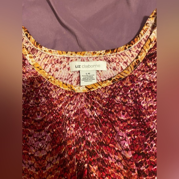 Liz Claiborne Snake Print Tank - Picture 2 of 3